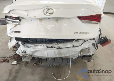 2017 Lexus Is 200T z USA, uszkodzony, nr VIN JTHBA1D26H5049840
